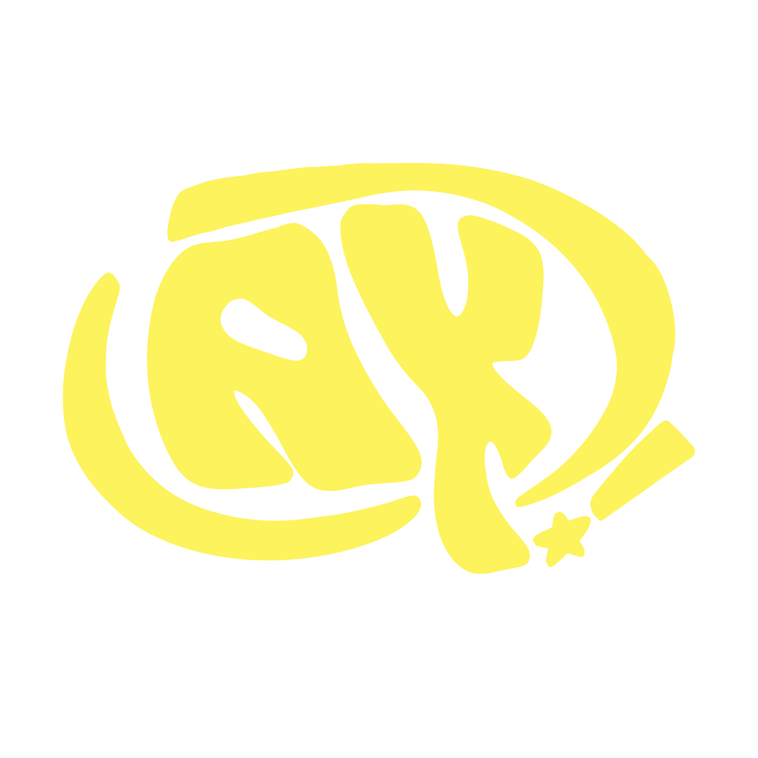 Bubble mark, yellow colorway