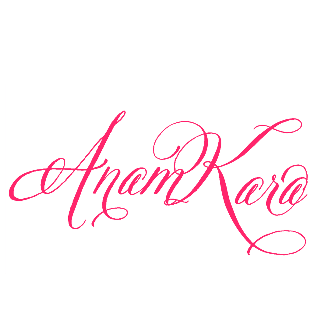 Script signature study, pink